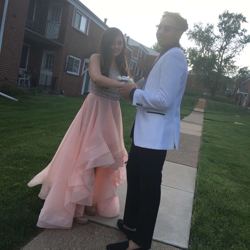 Only worn once Prom Dress for sale !!